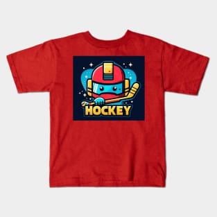 Cute Hockey Logo Kids T-Shirt